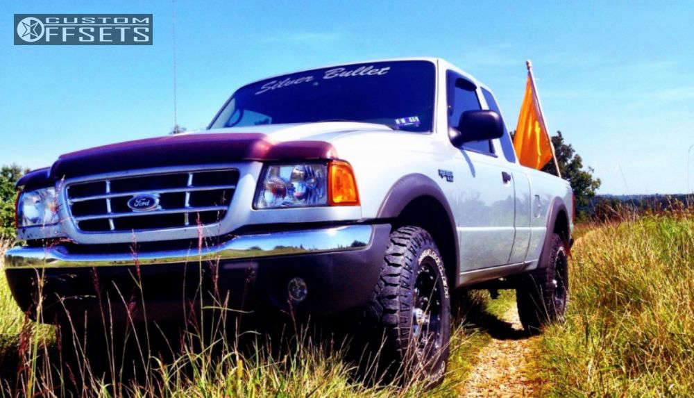 2003 Ford Ranger with 17x9 18 XD Hoss and 33/12.5R17 Goodyear Wrangler ...