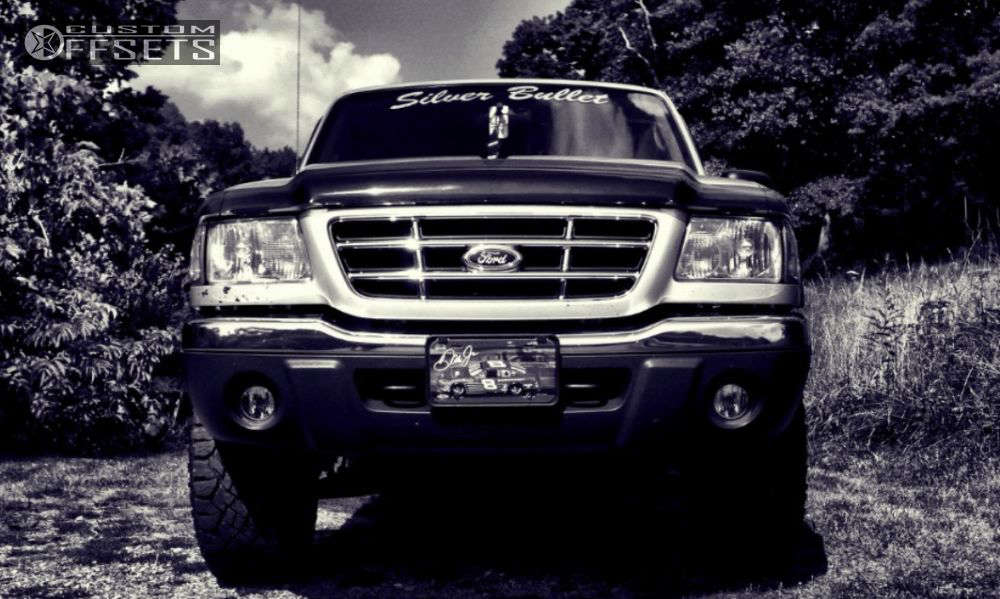 2003 Ford Ranger with 17x9 18 XD Hoss and 33/12.5R17 Goodyear Wrangler ...