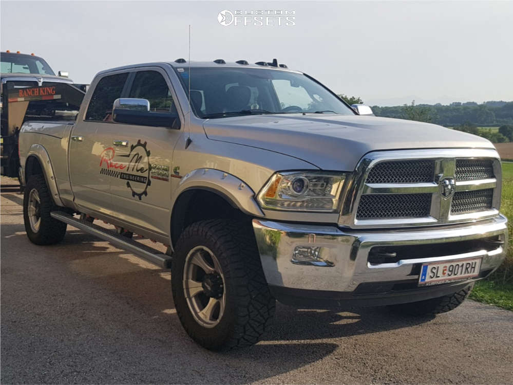 2014 Ram 2500 with 20x9 -13 Dick Cepek Dc-2 and 305/55R20 Nitto Ridge ...