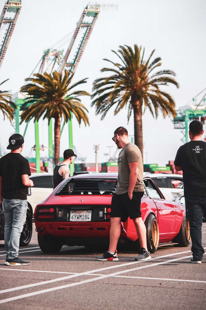 1976 Nissan 280Z with 15x10 -25 Watanabe Rs and 205/50R15 Kumho Ecsta ...