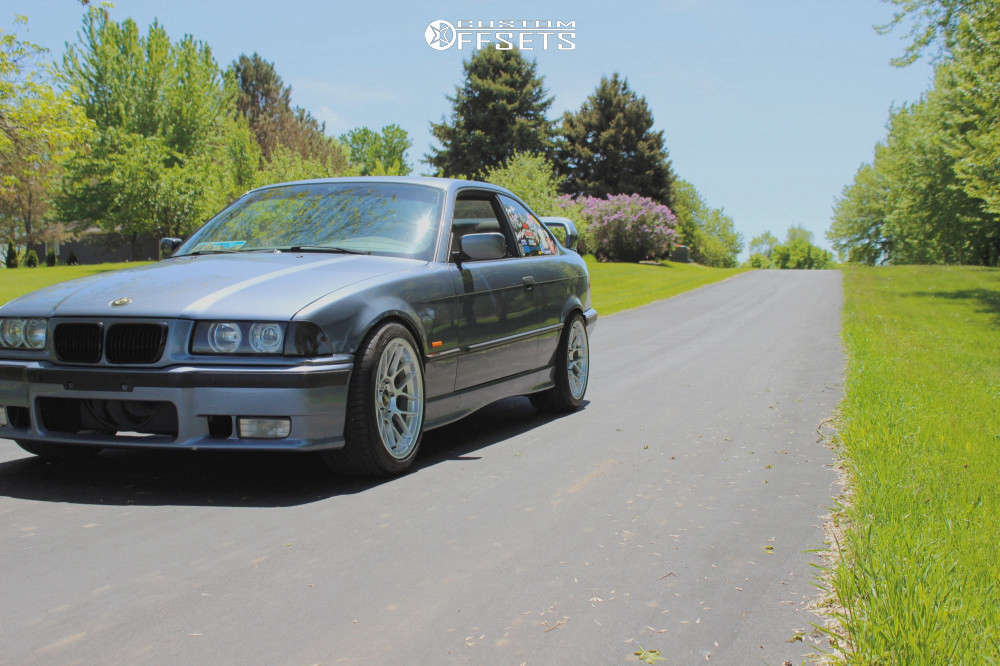 1998 BMW 323is with 17x9.5 35 Apex Arc-8 and 245/40R17 Continental