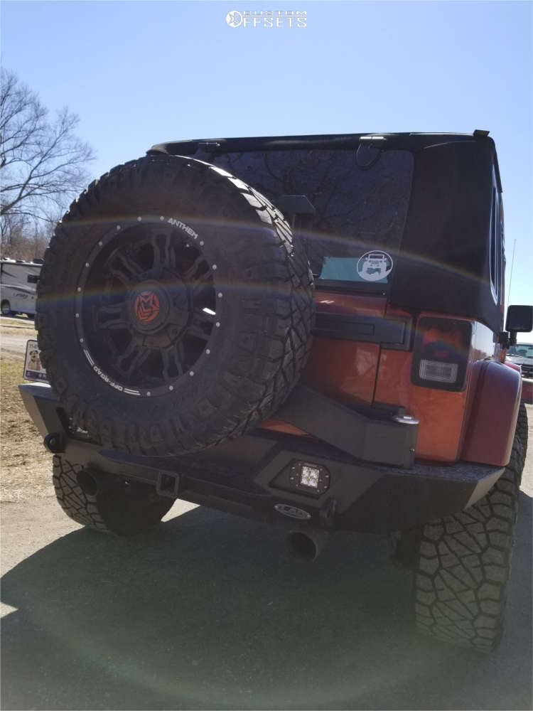2014 Jeep Wrangler JK with 18x9 Anthem OffRoad Aviator and 33/12.5R18