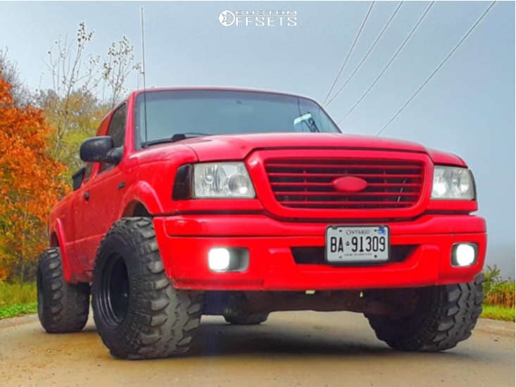 2005 Ford Ranger with 15x14 -81 Bart Wheels Super Trucker and 31/13 ...