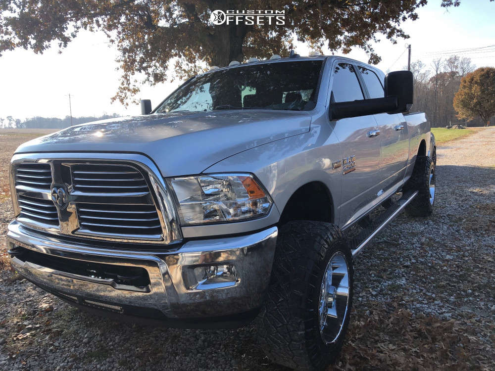 2015 Ram 2500 with 20x12 -51 Vision Rocker and 35/12.5R20 Nitto Ridge ...