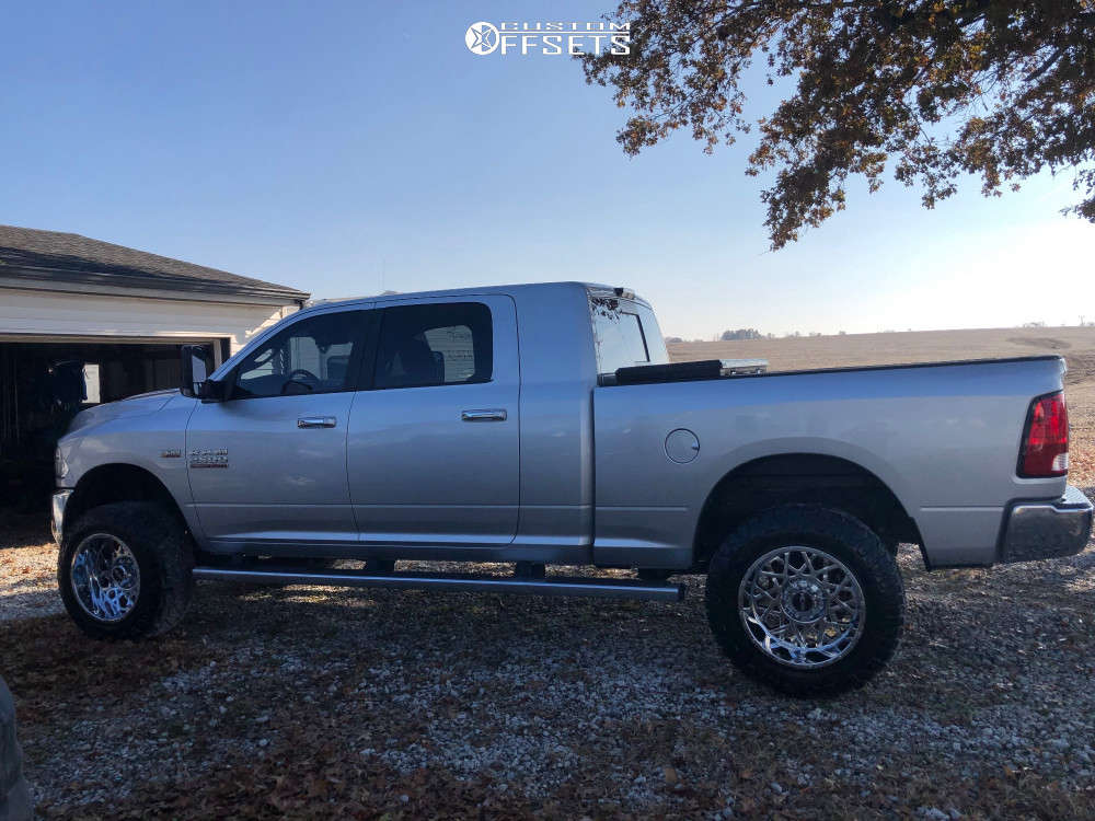 2015 Ram 2500 with 20x12 -51 Vision Rocker and 35/12.5R20 Nitto Ridge ...