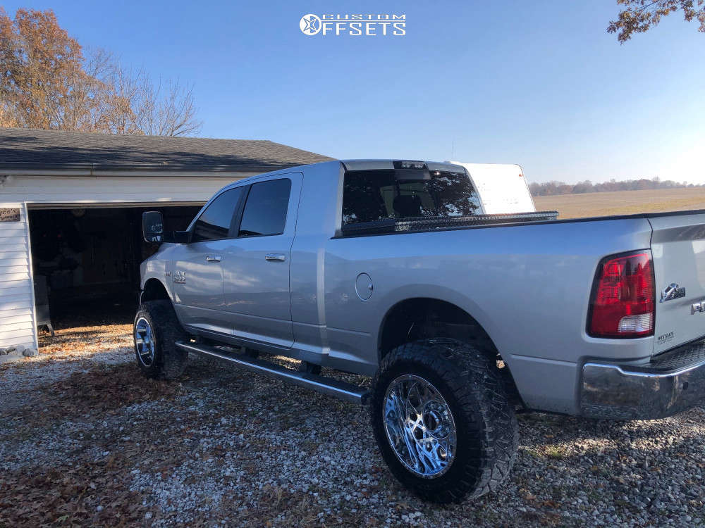 2015 Ram 2500 with 20x12 -51 Vision Rocker and 35/12.5R20 Nitto Ridge ...