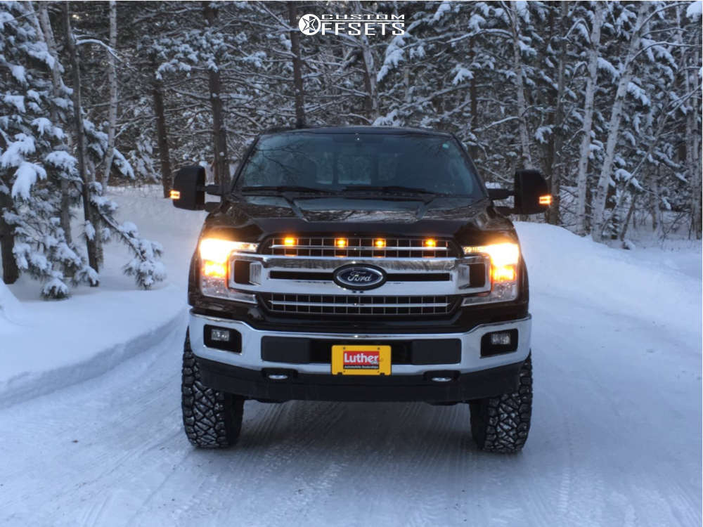 2019 Ford F-150 with 18x8.5 25 Vision Fury and 285/75R18 Nitto Ridge ...