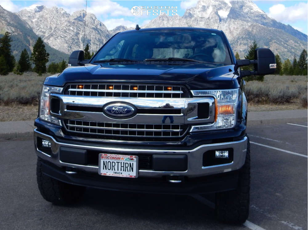 2019 Ford F-150 with 18x8.5 25 Vision Fury and 285/75R18 Nitto Ridge ...