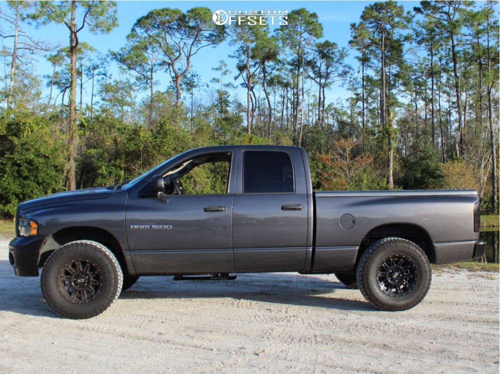 2004 Dodge Ram 1500 with 18x9 0 XD Hoss 2 and 325/65R18 Nitto Terra ...