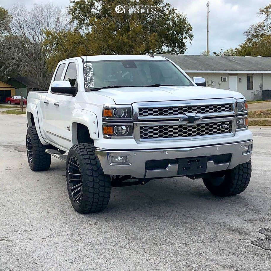 2014 Chevrolet Silverado 1500 Wheel Offset Aggressive > 1