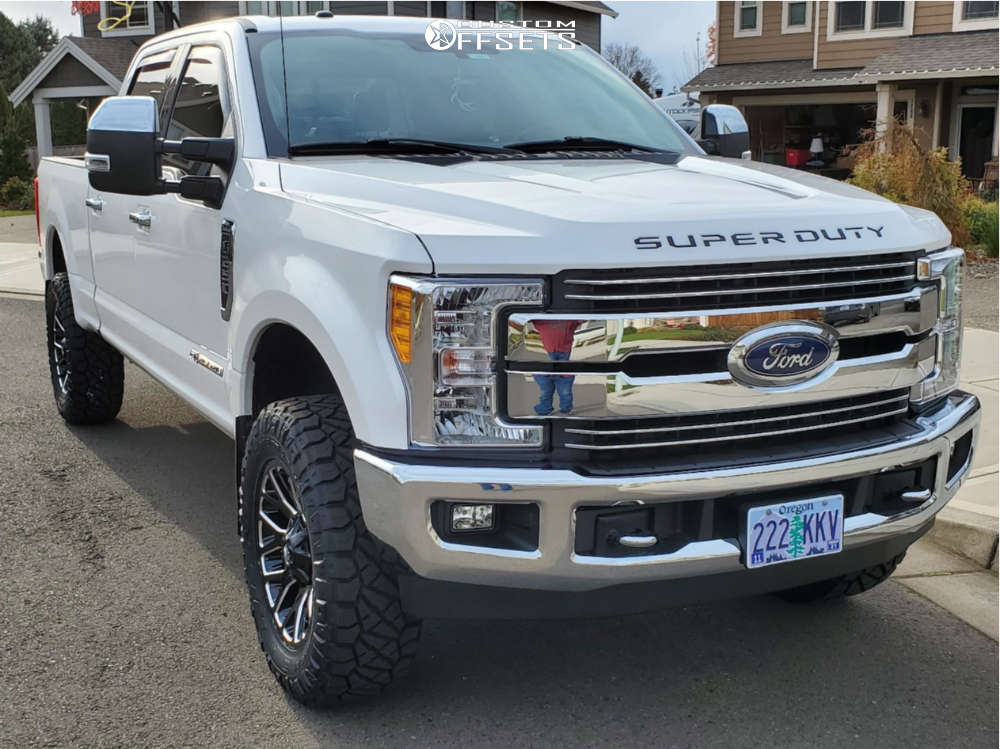 Fuel Warrior 20x9 1 Black Milled D60720909850 Custom Offsets