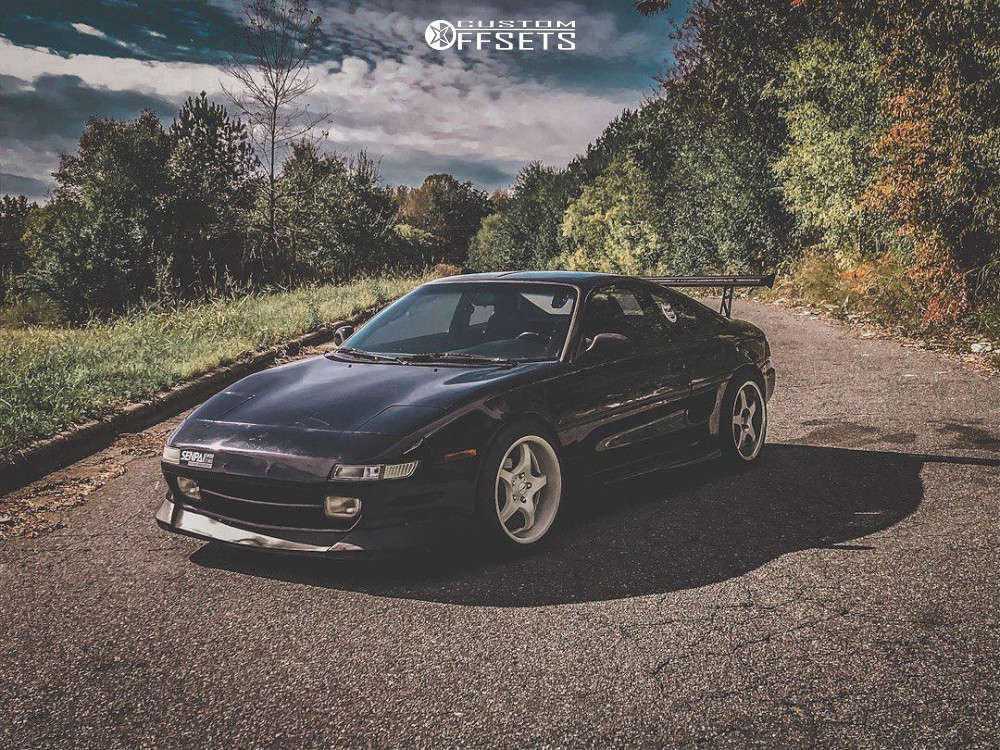 1991 Toyota MR2 with 17x9 18 Enkei Circular GTA and 215/45R17 ...