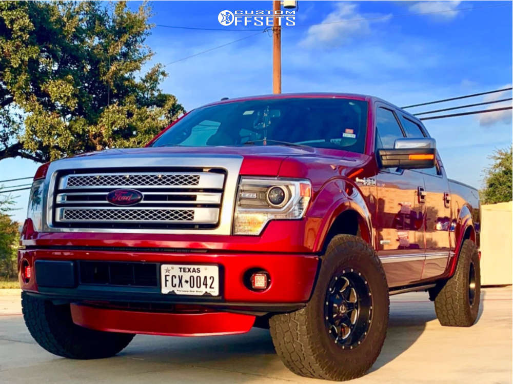 2014 Ford F-150 with 17x9 -12 Fuel Boost and 35/12.5R17 Toyo Tires Open ...