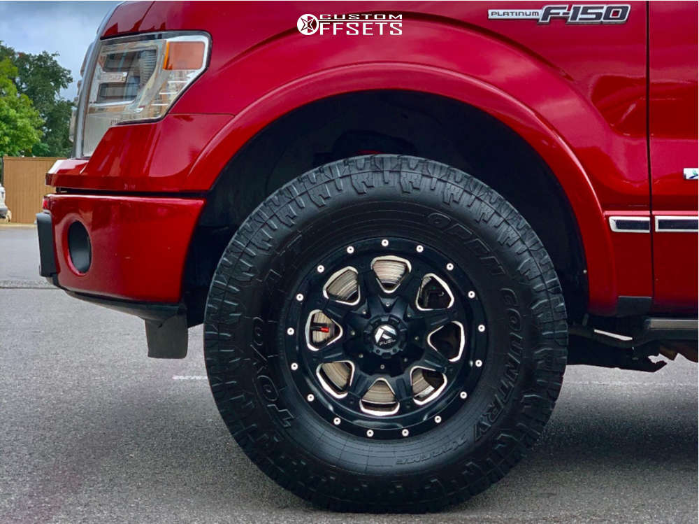 2014 Ford F-150 with 17x9 -12 Fuel Boost and 35/12.5R17 Toyo Tires Open ...