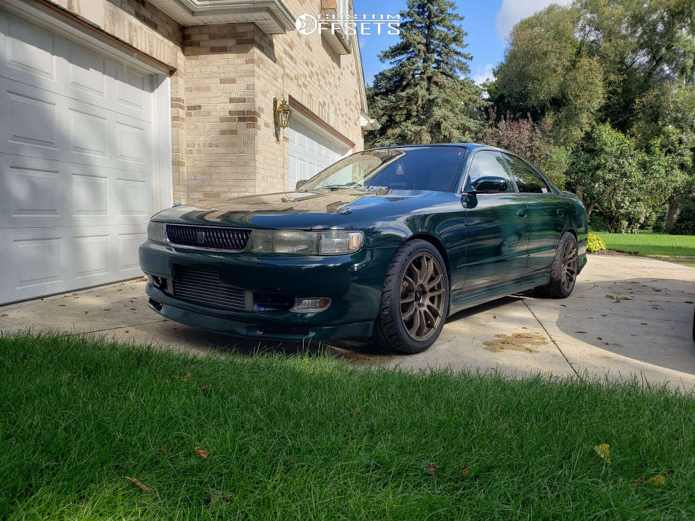 1993 Toyota Chaser with 18x8.5 32 AVID1 AV28 and 235/40R18