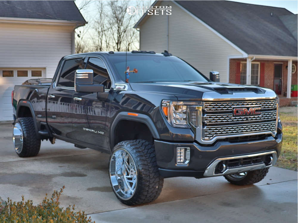 2020 Gmc Sierra 2500 Hd Wheel Offset Super Aggressive 3 5 Stock 860282 Custom Offsets