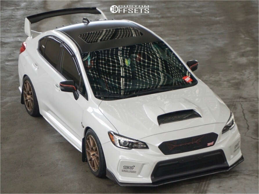 【tttkkkk】wrx mk-w 150 2014 Subaru WRX with 17x9 45 Enkei Tenjin and 235/45R17