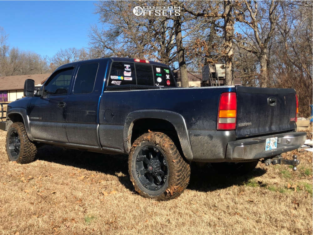 1999 GMC Sierra 2500 with 20x9 12 Ballistic Morax and 295/60R20 Atturo