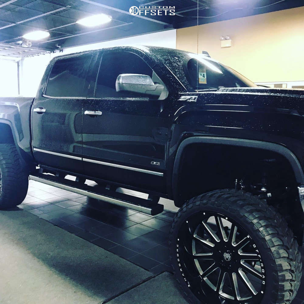2015 GMC Sierra 1500 with 26x12 -44 Hardcore Offroad Hc13 and 37/13