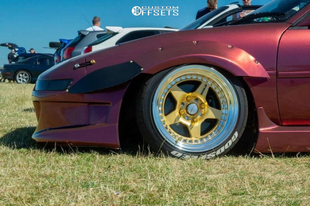 1994 Toyota MR2 with 16x9 -3 Work Cr01 and 205/40R16 Toyo Tires