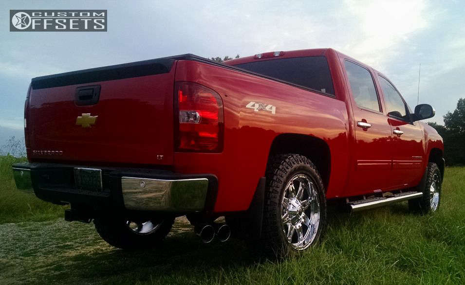 2013 Chevrolet Silverado 1500 with 20x9 20 Fuel Hostage and 275/60R20