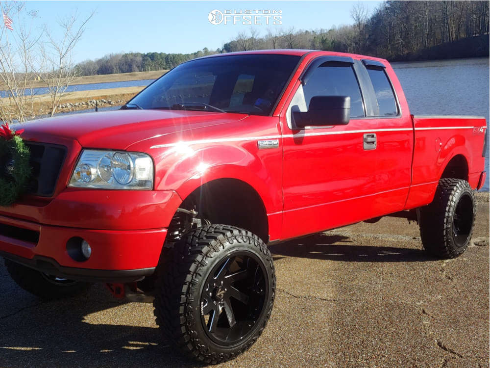 2008 Ford F150 with 22x12 51 ARKON OFFROAD Lincoln and 35/12.5R22
