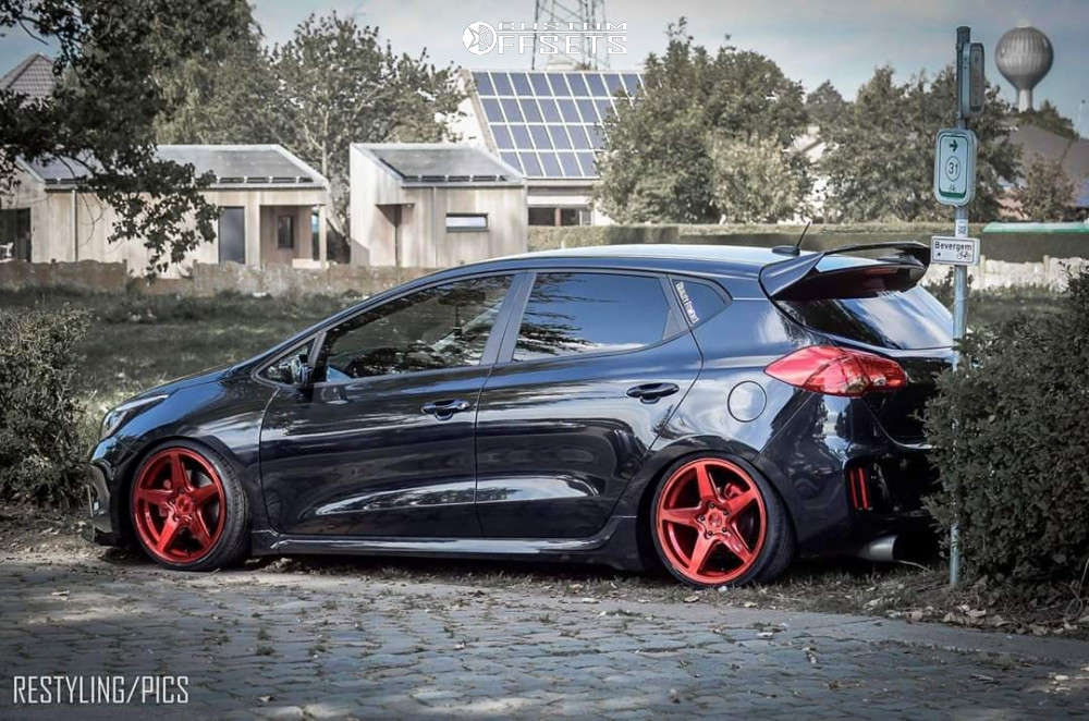 Kia Rondo Rims On Forte 2014 Kia Forte with 18x8.5 40 Rotiform Wgr and 225/30R18 Hankook Ventus ...
