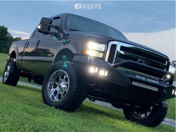 2006 Ford F250 Super Duty with 20x10 24 Fuel Krank and 35/12.5R20
