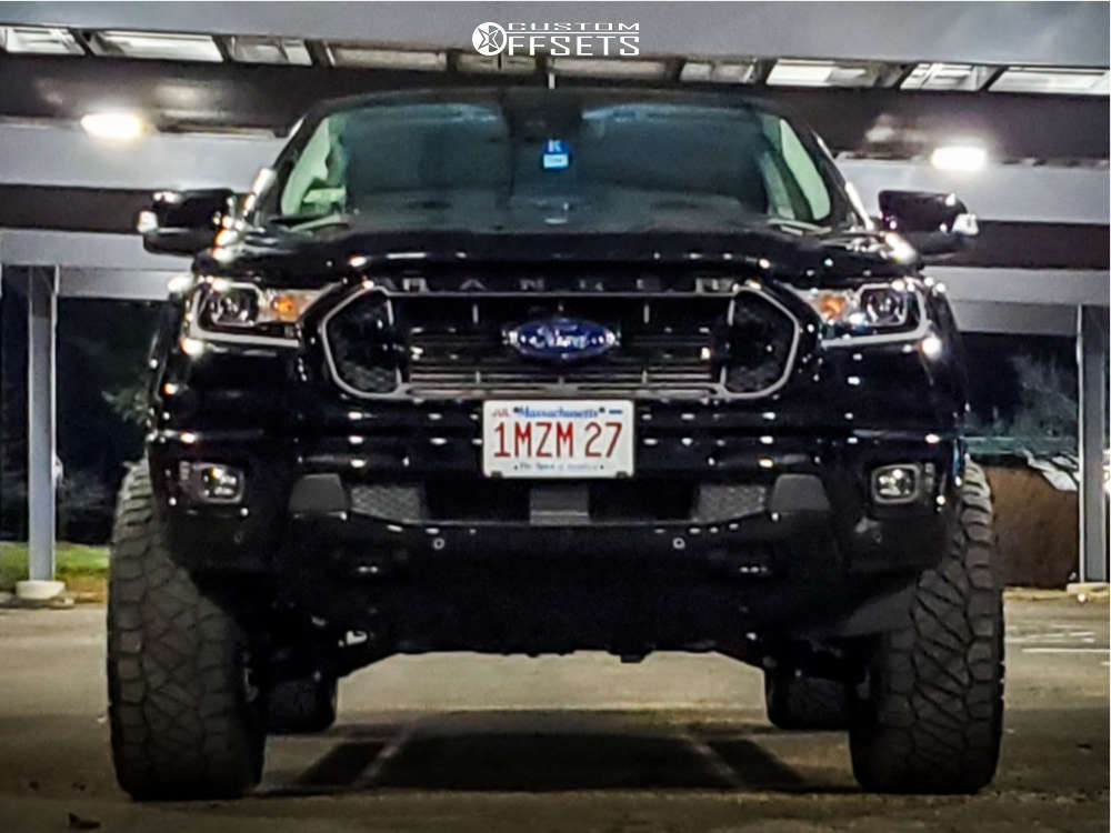 2019 Ford Ranger with 20x10 -25 Vision Widow and 275/55R20 Nitto Ridge ...