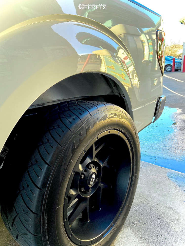 2013 Ford F-150 with 20x10 -25 Vision Sliver and 305/50R20 Nitto NT420V ...