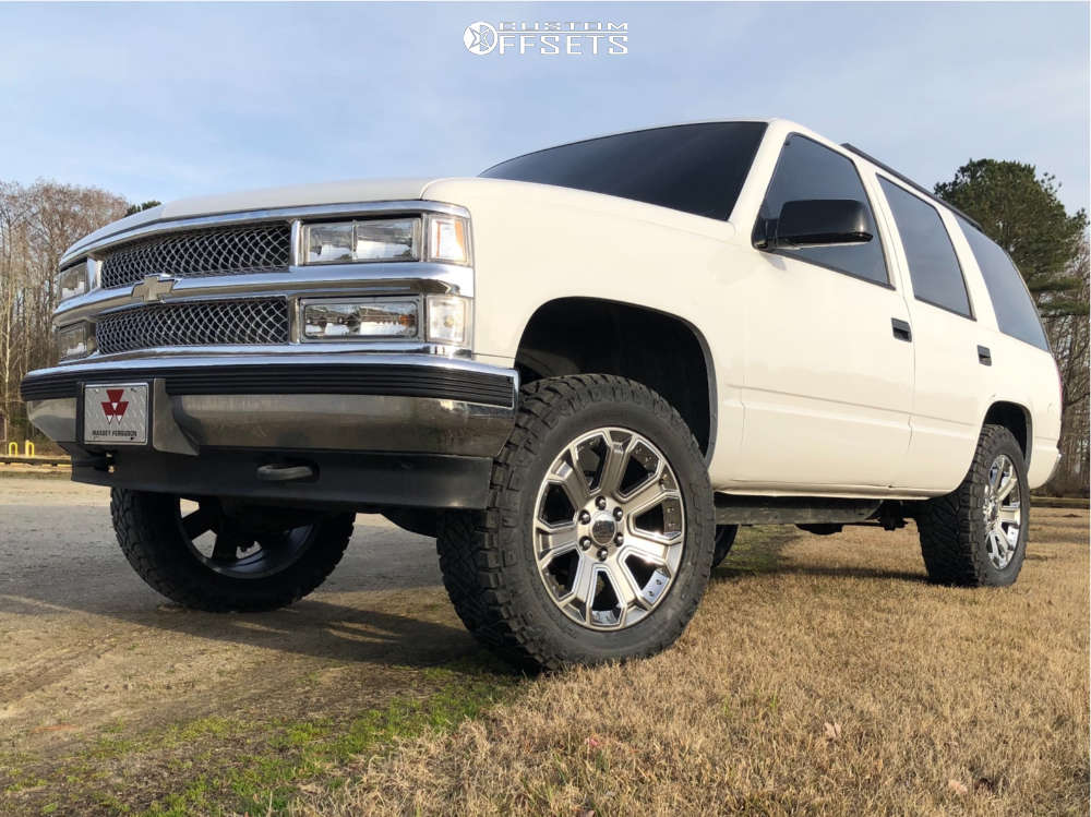 1996 Chevrolet Tahoe Slightly Aggressive Leveling Kit Custom Offsets
