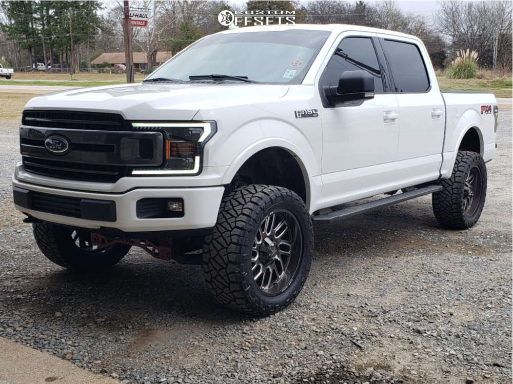 2018 Ford F-150 with 22x10 -18 Luxxx HD Lhd18 and 325/50R22 Nitto Ridge ...