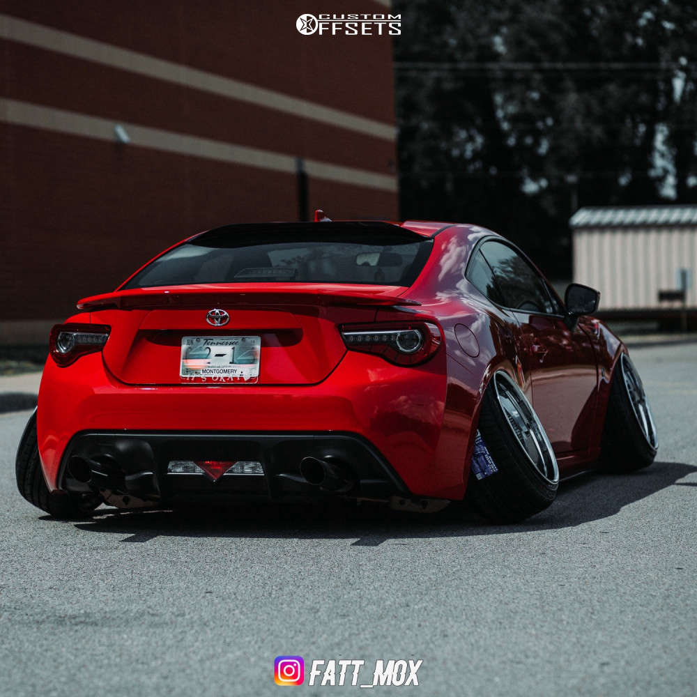 2018 Toyota 86 with 18x10 -63 WatercooledIND Jb1 and 205
