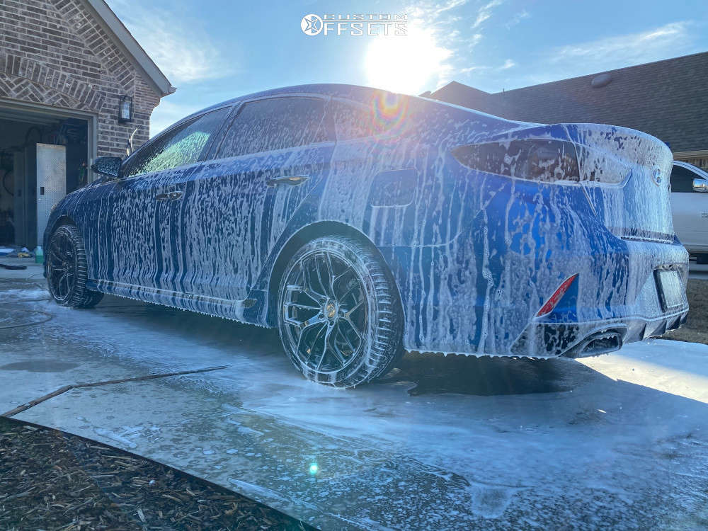 2018 Hyundai Sonata with 18x8.5 35 XXR 566 and 235/40R18 Cooper Zeon Rs3g1 and Stock Custom