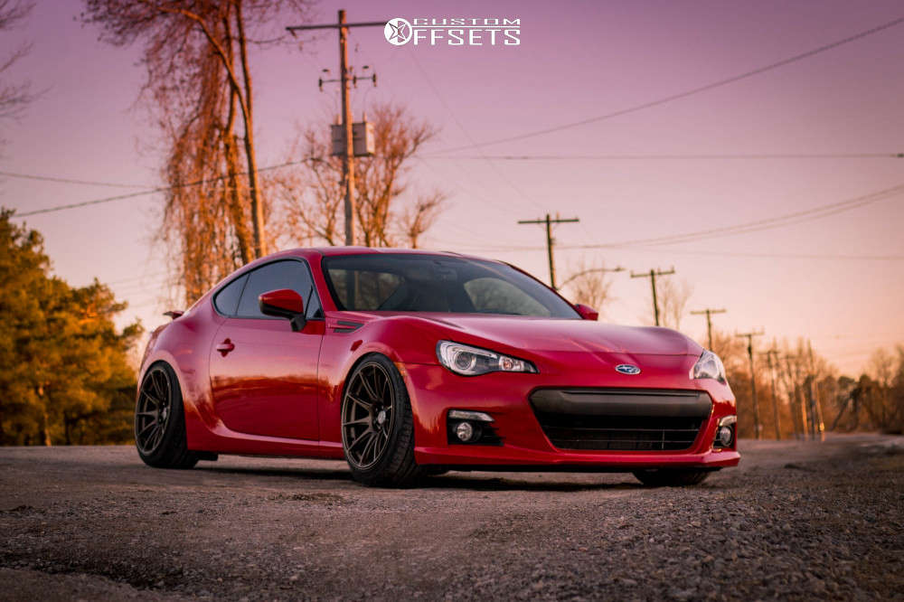 2015 Subaru BRZ with 18x9.75 20 XXR 527 and 225/40R18 Hankook