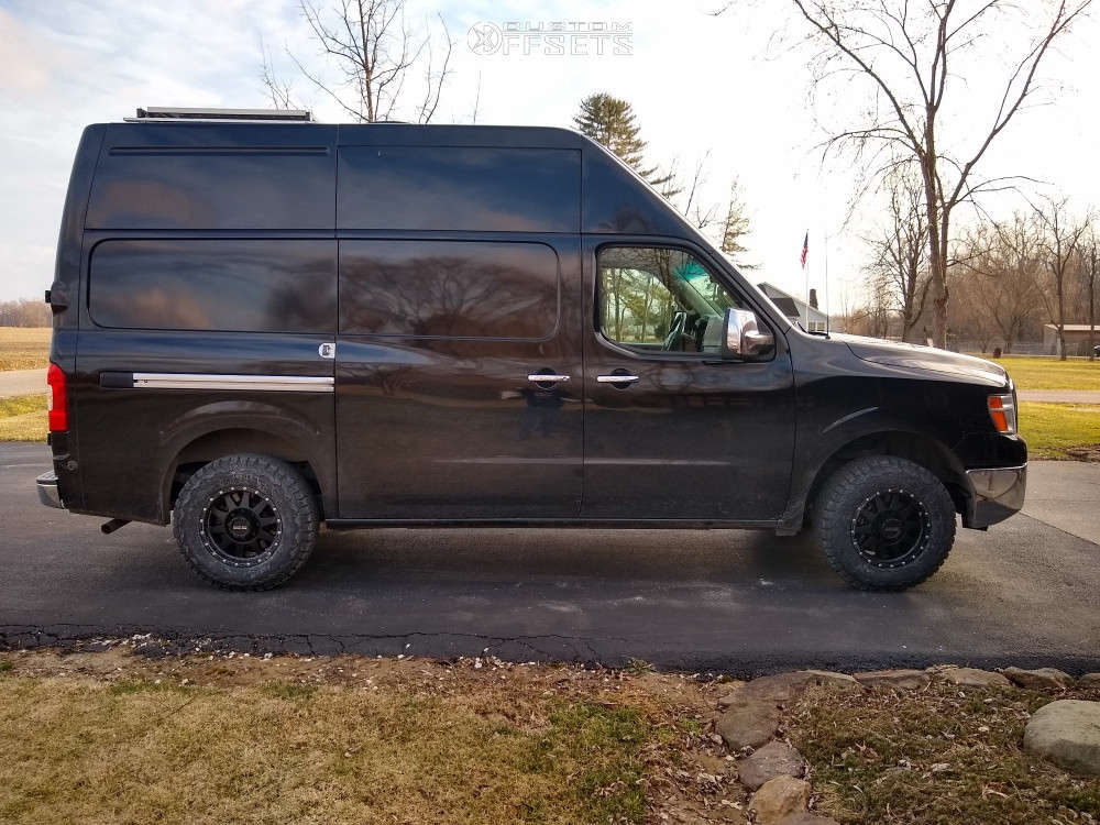 2012 Nissan NV2500 with 17x8.5 25 Method The Standard and 235/80R17 ...