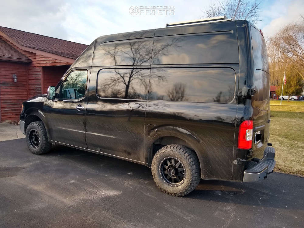 2012 Nissan NV2500 with 17x8.5 25 Method The Standard and 235/80R17 ...