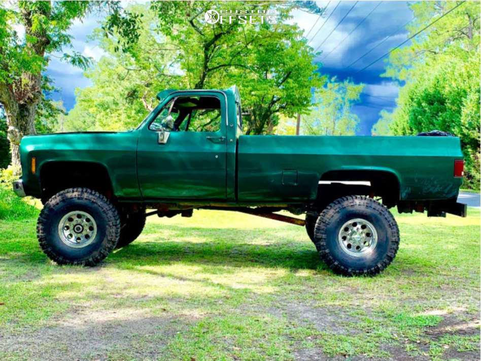1977 Chevrolet K10 Pickup with 16x12 -50 Mickey Thompson Classic Iii ...