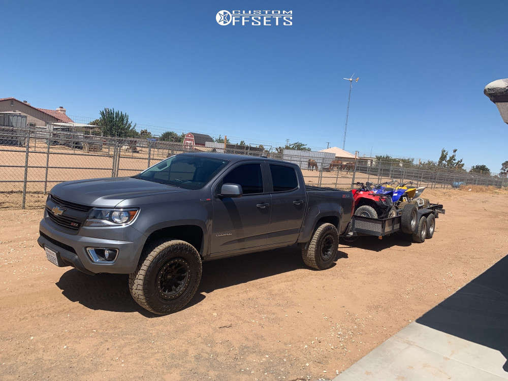 2018 Chevrolet Colorado with 17x9 -12 Dirty Life Dt-2 and 285/70R17 ...