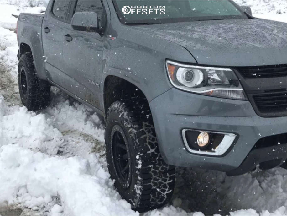 2018 Chevrolet Colorado with 17x9 -12 Dirty Life Dt-2 and 285/70R17 ...