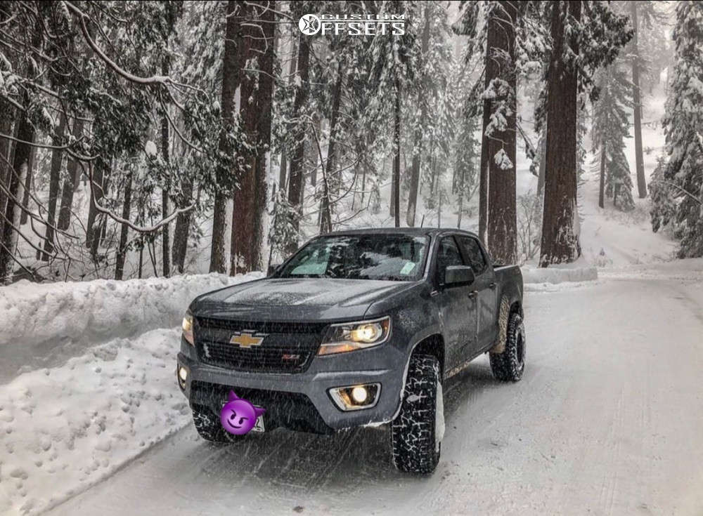2018 Chevrolet Colorado with 17x9 -12 Dirty Life Dt-2 and 285/70R17 ...