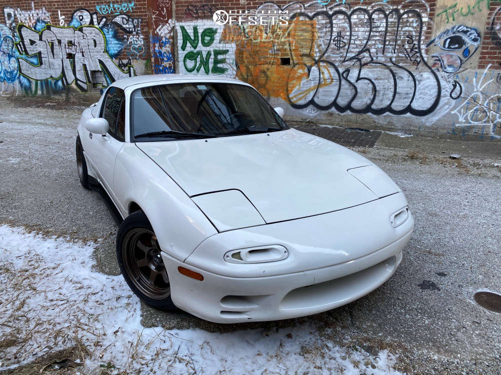 1994 Mazda MX-5 Miata with 15x8 20 JNC Jnc013 and 205/50R15 Nitto