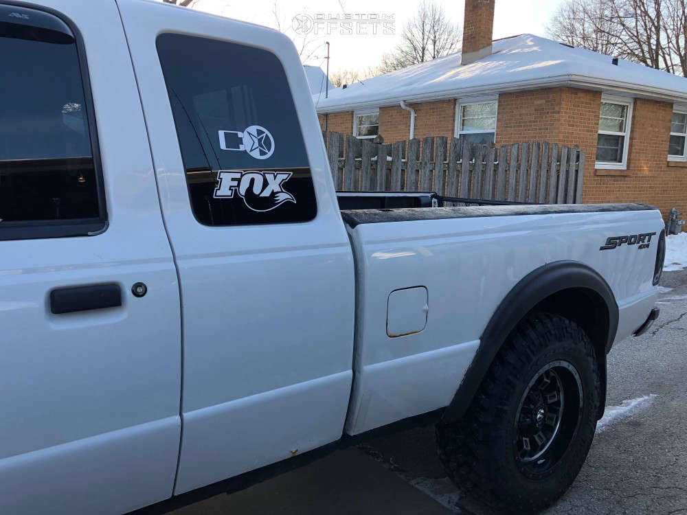 1999 Ford Ranger with 17x9 -12 Fuel Crush and 265/70R17 Nitto Trail ...