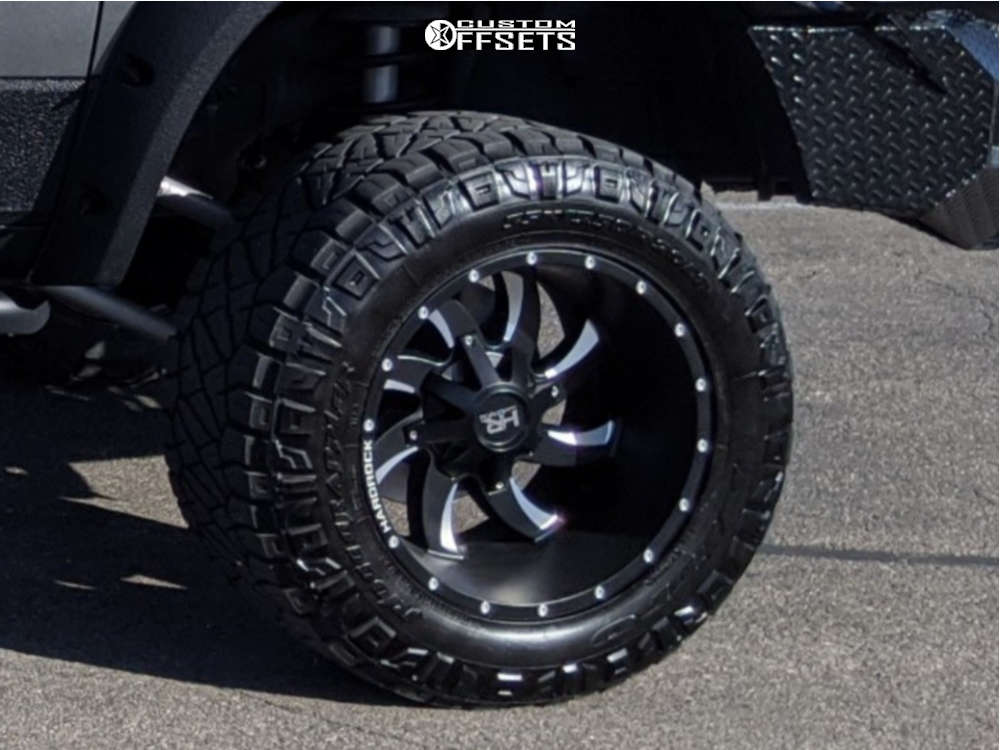 2012 Ram 3500 with 20x12 44 Hardrock Devious and 35/13.5R20 Nitto
