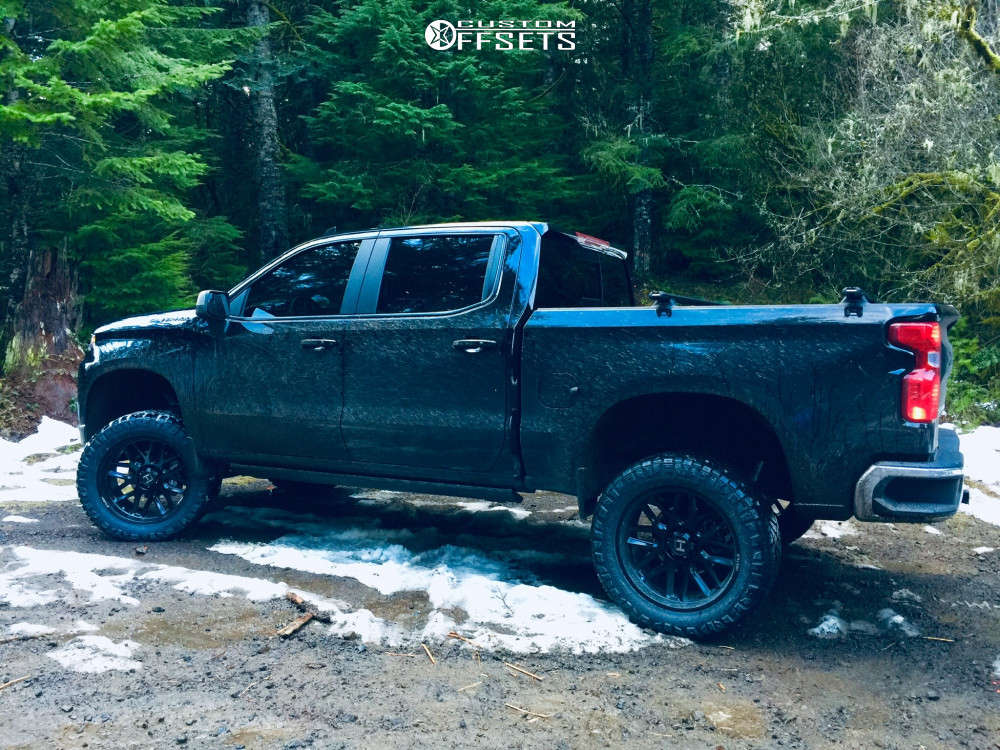 2019 Chevrolet Silverado 1500 with 22x10 -25 Hostile Vulcan and 325 ...