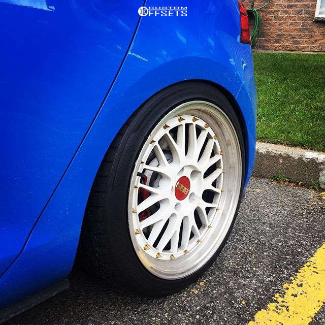 2019 Volkswagen GTI with 18x8 35 BBS Lm and 215/40R18 Hankook