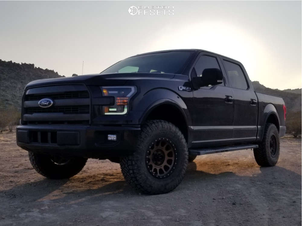 2015 Ford F-150 with 17x8.5 Method Nv and 285/75R17 Nitto Ridge ...