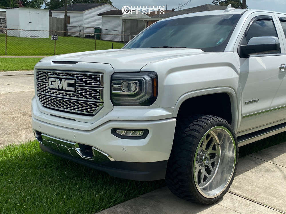 2018 GMC Sierra 1500 Wheel Offset Super Aggressive 3"5" Leveling Kit