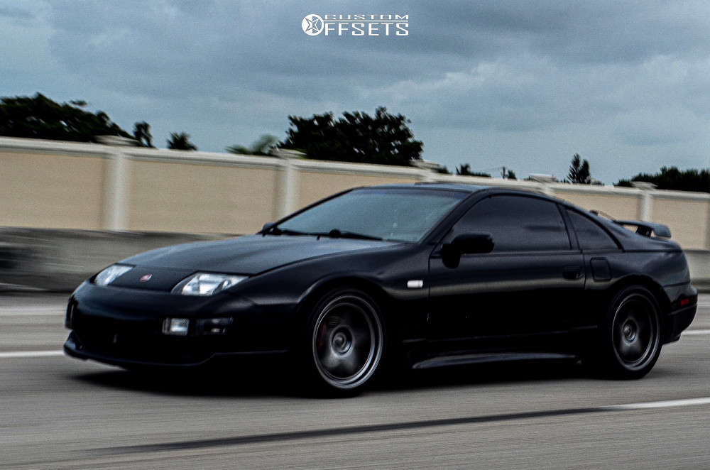 kan☆ 1996 Nissan 300ZX with 18x9.5 22 Kansei Knp and 245/40R18