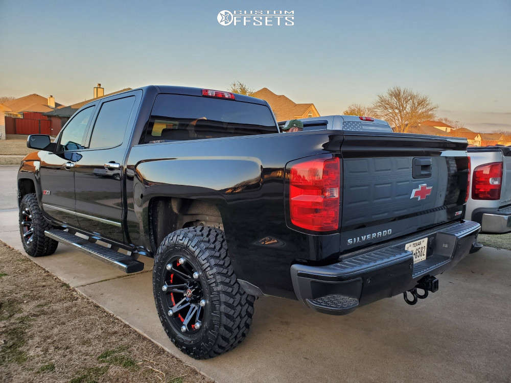 2015 Chevrolet Silverado 1500 with 18x9 -12 Ballistic Jester and 275 ...